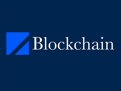 Blockchain Logo Concept branding logo