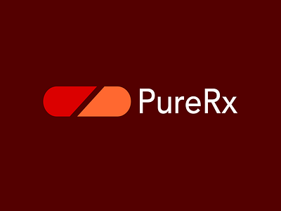 PureRx Logo Concept branding logo