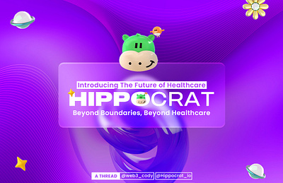 HIPPOCRAT Thread Post Design branding graphic design