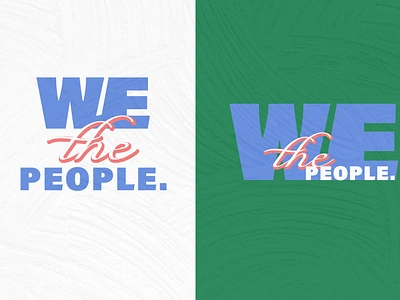 We the People Logo Design american branding church branding church sermon politic branding politics sermon series we the people