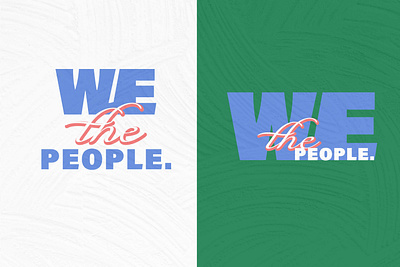 We the People Logo Design american branding church branding church sermon politic branding politics sermon series we the people