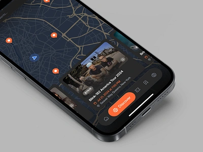 Event UI/UX Mobile App Design - Discover Maps Search Event app design booking booking mobile app booking ticket discover event mobile app event ticket festival festival app festival mobile app ios music party popular ticket product design schedule search search map search ticket ui ux