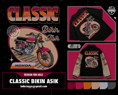 Classic Motorscyle Illustration, T-shirt & Merchandise Design automotive brand automotive branding classic clothing freelance design harley davidson honda illustration legend machine motor cb motorcycle old moto retro design rider streetwear supermoto tshirt design vintage moto