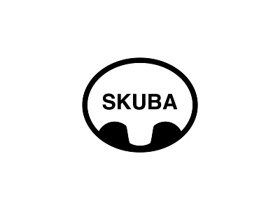 SKUBA © badge brand branding design graphic design logo logo design mask skuba type ui vector