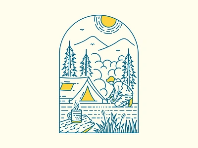 Camping Life 1 adventure apparel apparel design backpacker camper camping coffee hiking holiday mountain national park nature outdoors print on demand summer t shirt t shirt design tent travel vacation