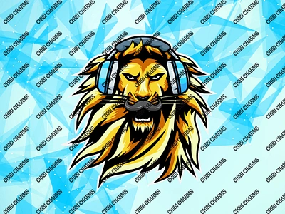 MUSTACHE LION LOGO 3d animation branding graphic design logo motion graphics ui