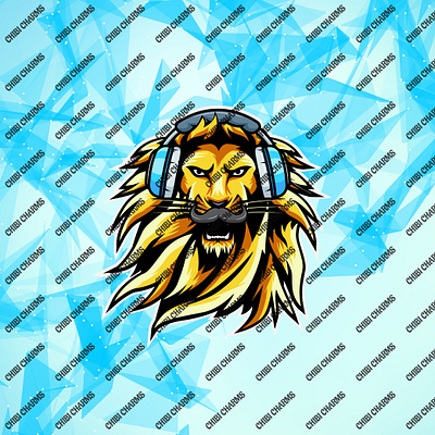 MUSTACHE LION LOGO 3d animation branding graphic design logo motion graphics ui