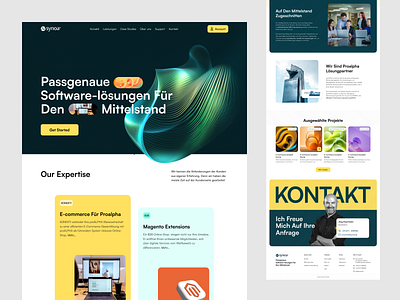 Synoa - Landing Page clean colorful design interaction landing page minimal modern popular saas software trending ui usarion ux vibrant web webflow website