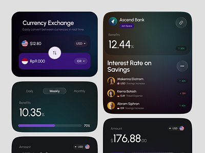 Ascend Bank - UI Modals bank bank card bank modals component finance finance modals library modals pop up pop up finance pop up ui design product product design saas saas modals ui design ui library ui modals user interface wallet