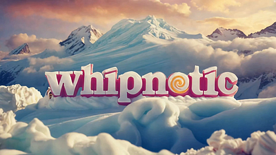 Whipnotic Video Project 3d ad campaign after effects animation branding concept design graphic design logo motion graphics