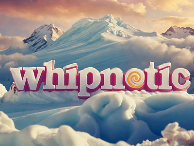 Whipnotic Video Project 3d ad campaign after effects animation branding concept design graphic design logo motion graphics