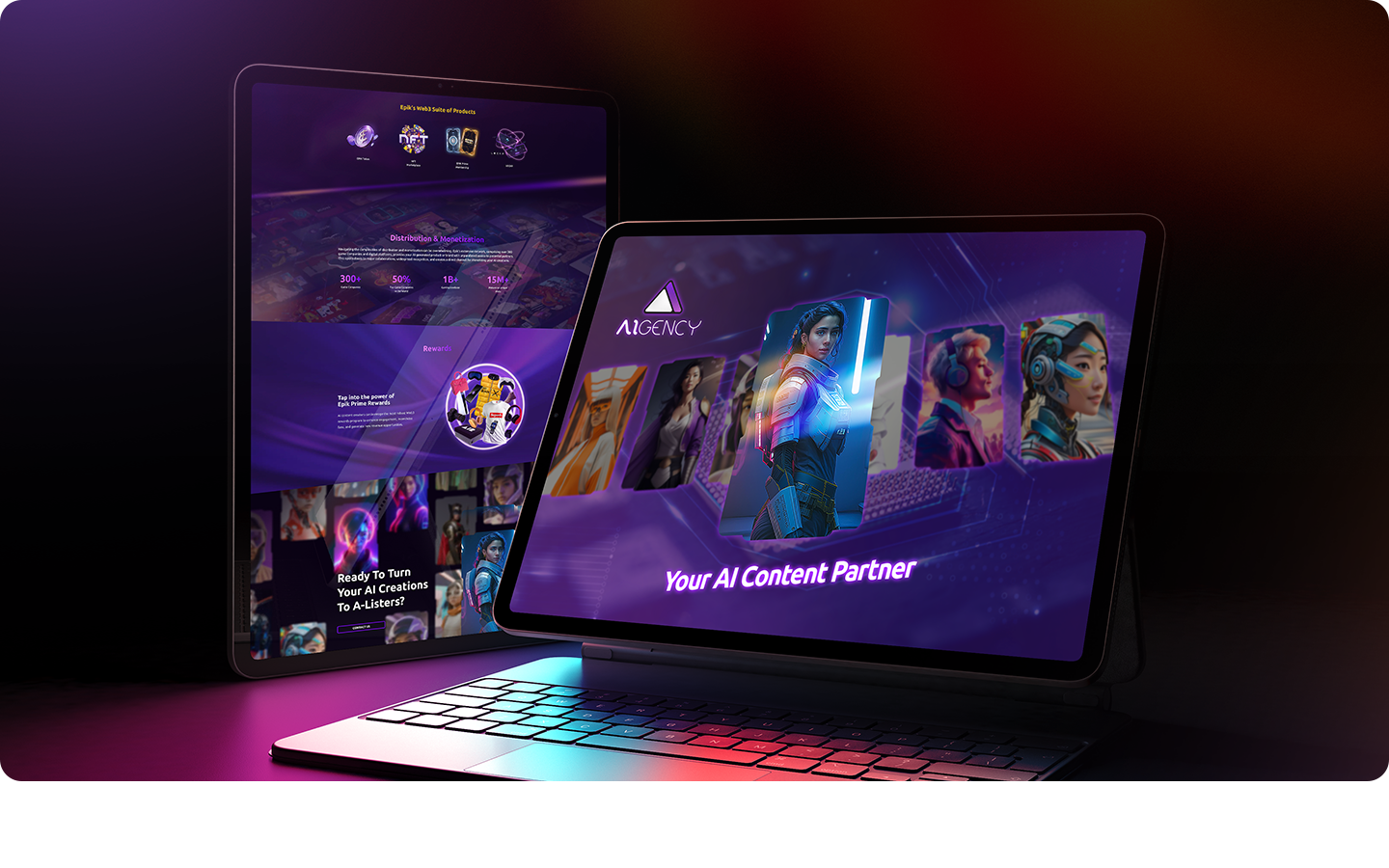 AIGENCY: Website Design art director freelancer logo product design professional website website designer