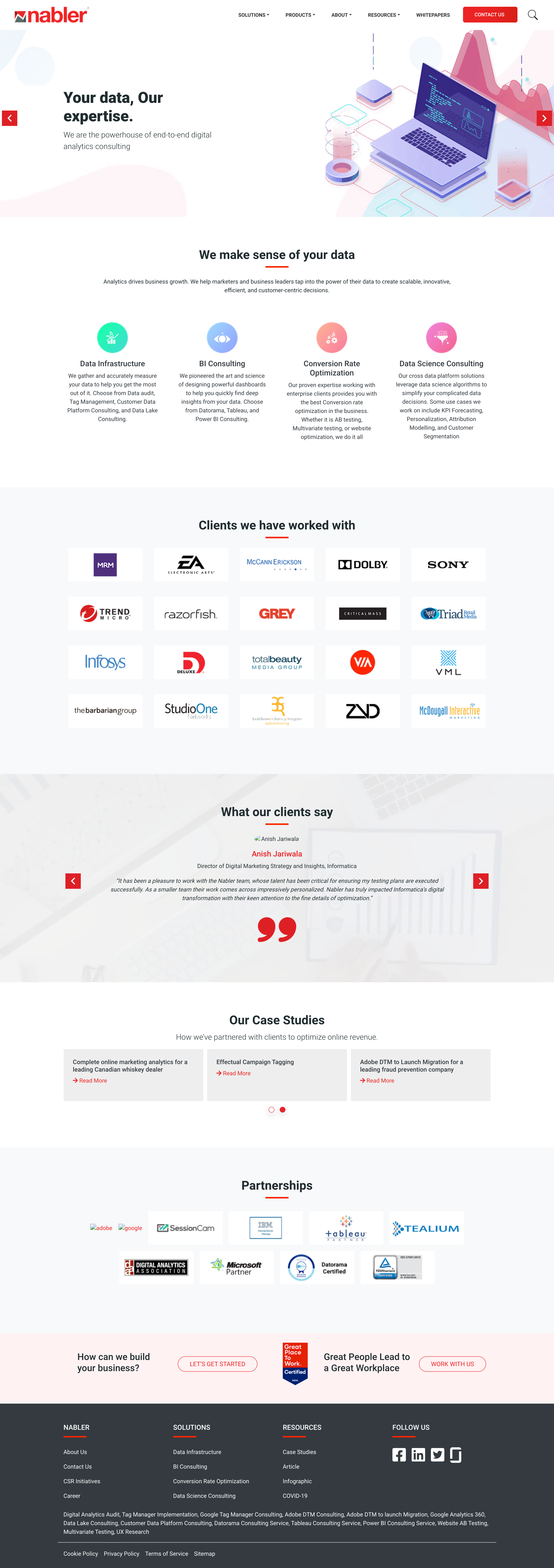 Nabler custom php template design php custom template ui wordpress custom theme