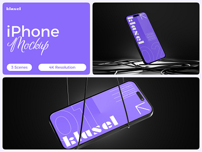 Klasel - iPhone Mockup brand identity branding download iphone iphone 14 pro iphone pro mock up mockup photoshop psd ui