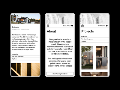 ⬤ Real Estate - Mobile Design Version — 190 architecture branding case study concept concept design eddesignme el salvador interaction minimalist mobile design real estate userexperience