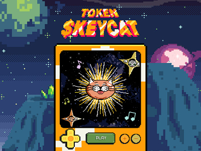 Keycat - Fan Token Meme art character character design crypto degen fintech fun graphic design illustration meme memes vector web3