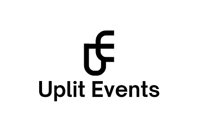 UE LOGO concept design events logo modern up