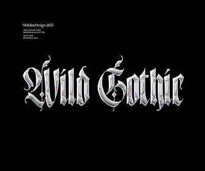 Wild Gothic - Blackletter Font blackletter bold font branding crafting display display font font gothic font graphic design hipster font lettering logotype old english font retro vintage