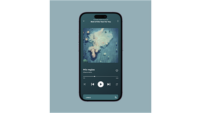 Music Player UI branding ui