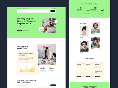 WebWarp | SEO Agency Template design graphic design web web design website