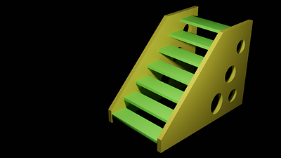 Stairs 3D 3d illustration stairs