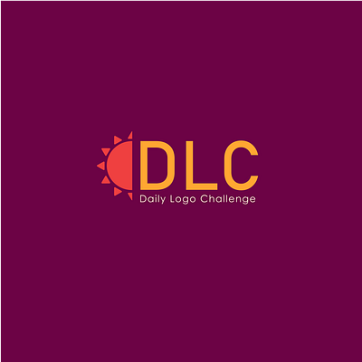 DLC Logo dailylogochallenge design graphic design inkscape logo logo design logo portfolio logodlc portfolio sun