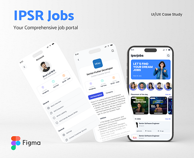 IPSR Jobs - Mobile App UI app design app uiux career creative design design trends job portal app mobile app ui design ui design