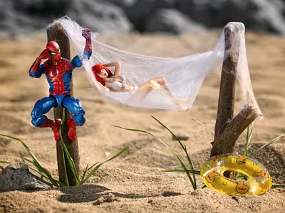 Spider holidays! hasbro marvel photography spiderman toyphoto toyphotography toys