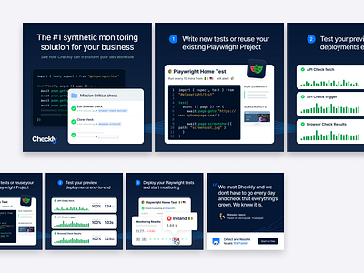 Checkly - Carousel Ad Design instagram ads
