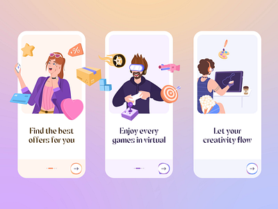 App Onboarding Animation 2d 2d animation animating animation animation brand animation studio animation video animo animotion app app onboarding characters creative creativedreams design illustration mobile motion graphics onboarding ui