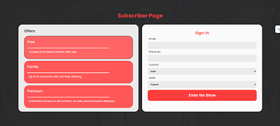 Daily UI Challenge #026 challenge coding css dailyui day26 design html offer page subscriber subscripation ui webesign