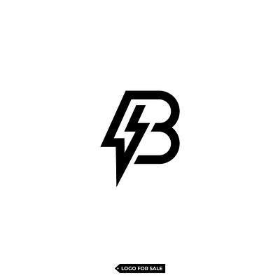 B + Thunder Logo 2 black blogo logo logob logobranding logodesigns newlogo thunder thunderlogo volt voltlogo