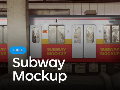 Free Subway PSD Mockup branding design free free metro mockup free mockups free subway mockup free template graphic design illustration logo logotype metro mockup mockups side view mockup subway train carriage train carriage mockup