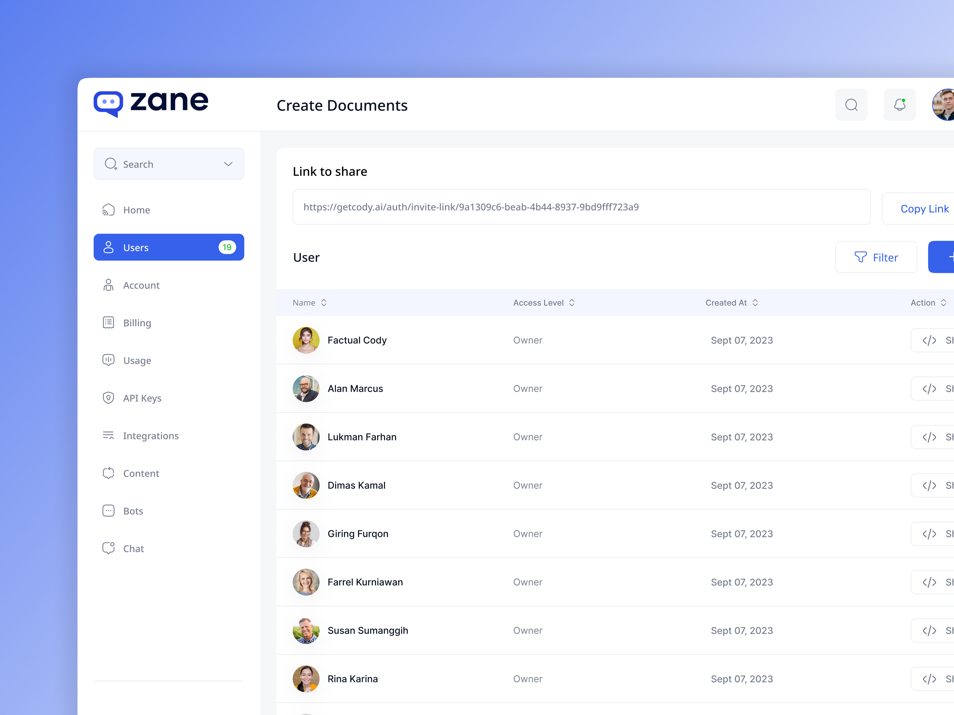 AI Coding Assistant - Web App ai ai dashboard app assistant dashboard design minimalistic mobile app platform product responsive sass shasanko das sidebar table ui user ux web web app