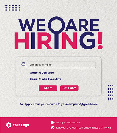 Job Hiring Template Design career opportunities template company recruitment brochure customizable job posting easy to edit job template employment agency design hiring announcement design hiring event template job application template job fair flyer template job hiring template job listing template job vacancy flyer open positions flyer professional hiring poster recruitment flyer design recruitment marketing template talent acquisition template workforce opportunities template workforce recruitment design