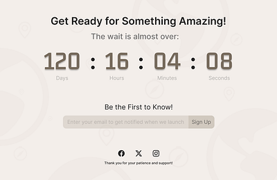 Day 14 of Daily UI Challenge - Countdown Timer dailyui graphic design ui