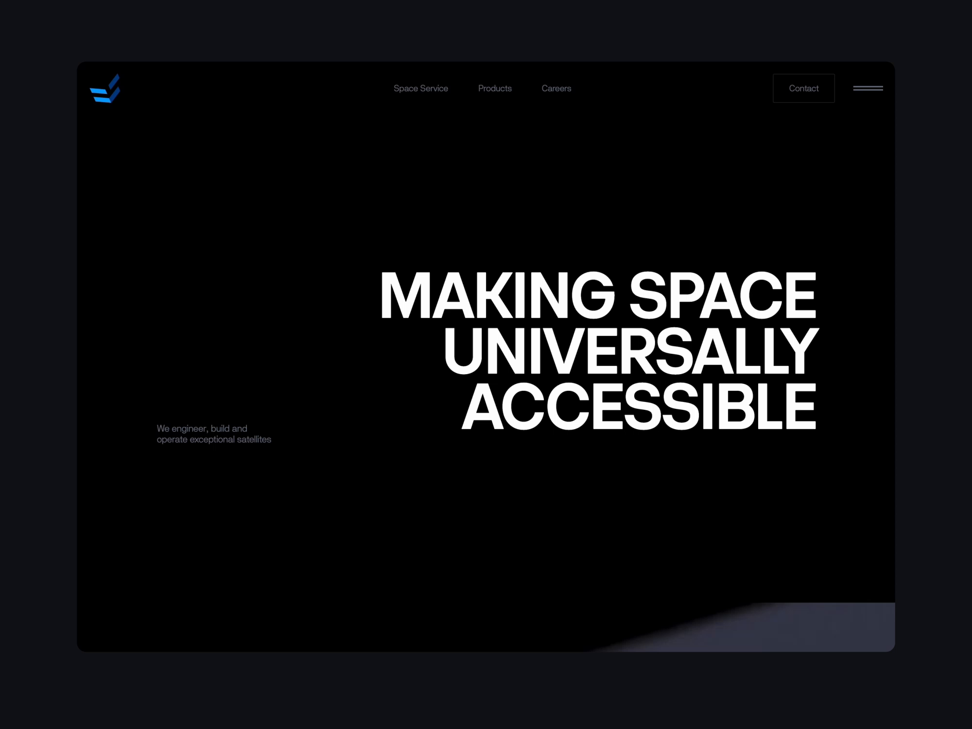 Example of EnduroSat — Homepage