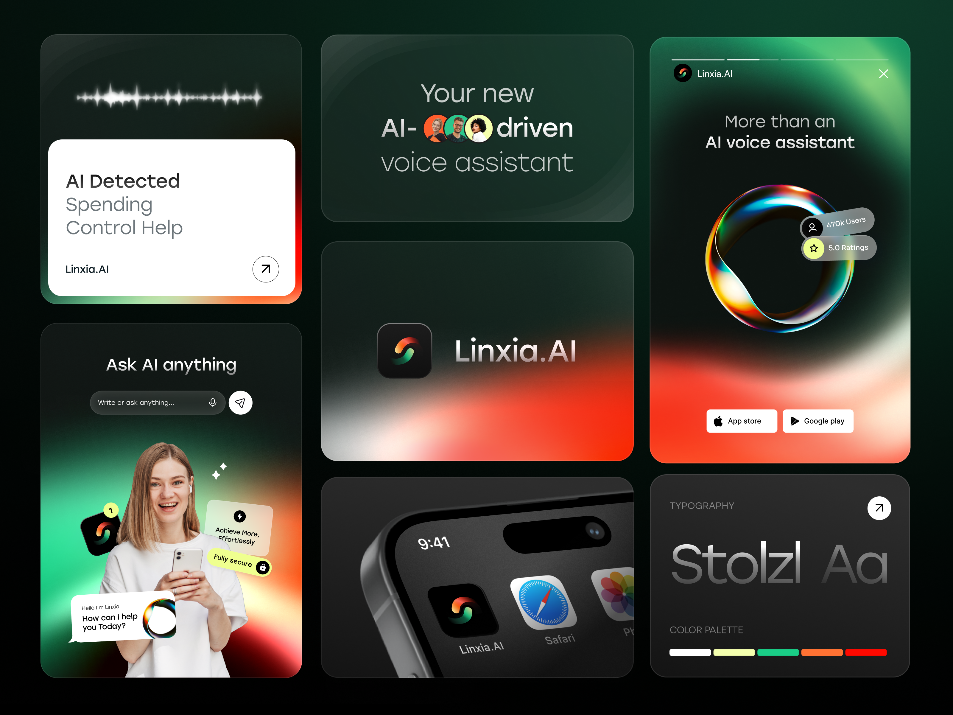 Example of Linxia.AI - Branding for AI