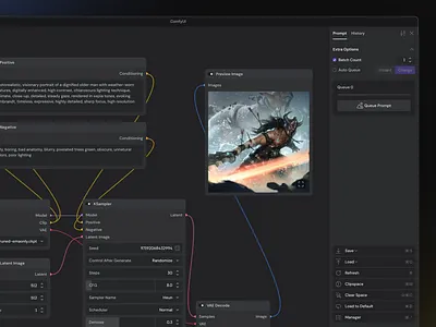 Web Interface Redesign for a Stable Diffusion Solution ai company ai dashboard ai design ai generator ai generator ui design ai image ai image generator ai model ai product ai technology artificial intelligence comfy comfy ai comfy ui diffusion prompt stability ai stable diffusion stable diffusion tool web design