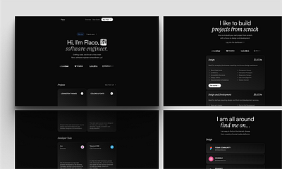 Flaco astro blog clean dark darkmode modern personal tailwind template theme