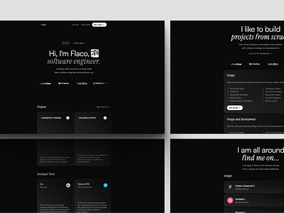 Flaco astro blog clean dark darkmode modern personal tailwind template theme