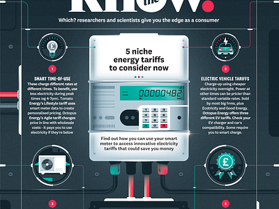 5 niche energy tariffs to consider now (Which?) energy illustration infographic meter smart