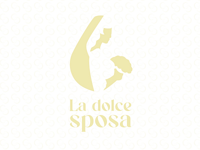 Minimalistic Logo Design - La Dolce Sposa wedding store branding design graphic design illustration logo minimal minimalistic typography vector