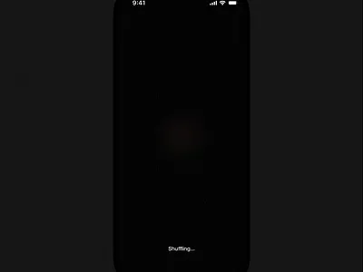 Shuffling Memories view blur interactions ios memories memory micro interaction shuffle uidesign