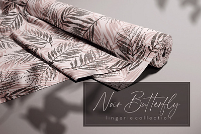 Noir Butterfly Collection Design fashion design textile design