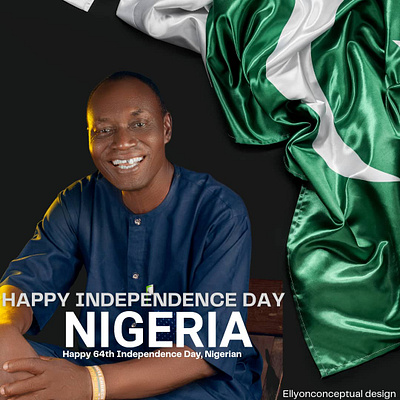 HAPPY INDEPENDECE NIGERIA graphic design