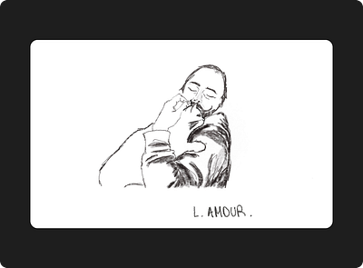 L.amour. drawing procreate