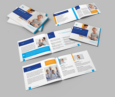 Child Health Brochure Design (Print Design) branding brochure graphic design layout design print