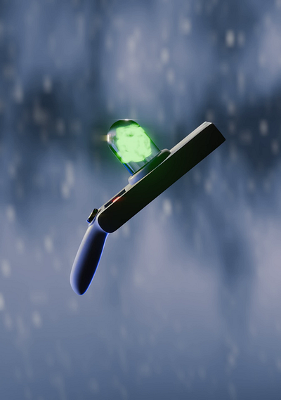 Rick's portal GUN(fake) 3d animation model motion graphics