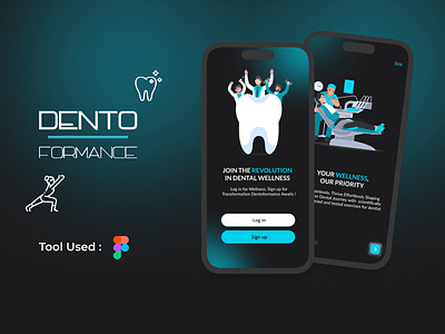 Fitness App for Dental Professionals androidapp dentalhealthapp figma fitnessapp fitnesstracking healthandwellnessapp iosapp mobileappdesign specializedfitness uiinspiration uxforfitness